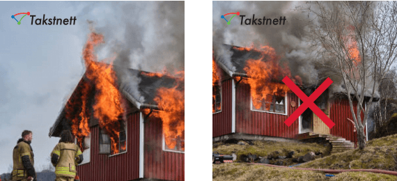 Pass på at logoen har god kontrast mot bakgrunnen.