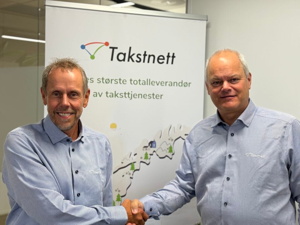 Bjarne Harkinn, ny forretningsutvikler i Takstnett sammen med daglig leder Oddvar Flottorp